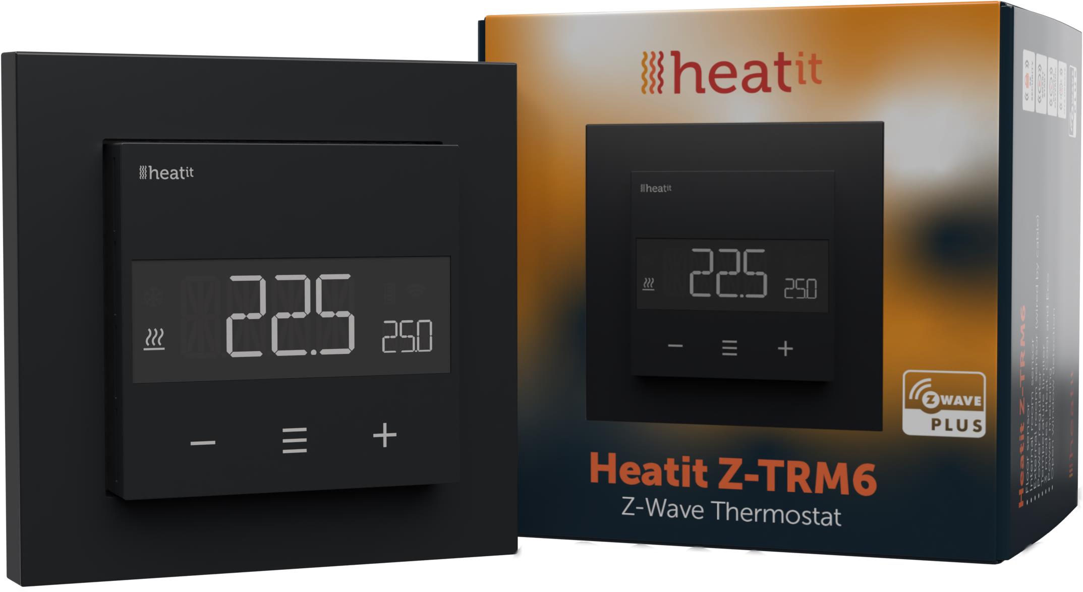HEATIT Z-TRM6 – Čierna matná