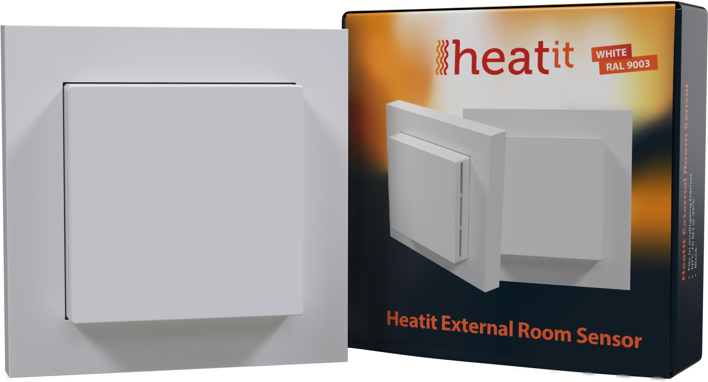 HEATIT Externý teplotný senzor biela RAL 9003