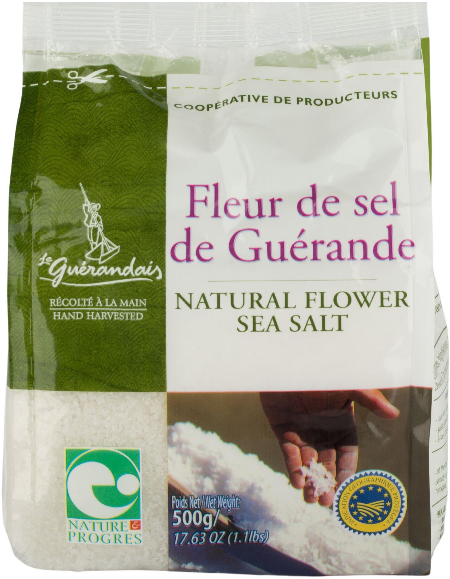 Le Guérandais Soľný kvet BIO 0,5 kg morská soľ – Fleur de Sel de Guerande
