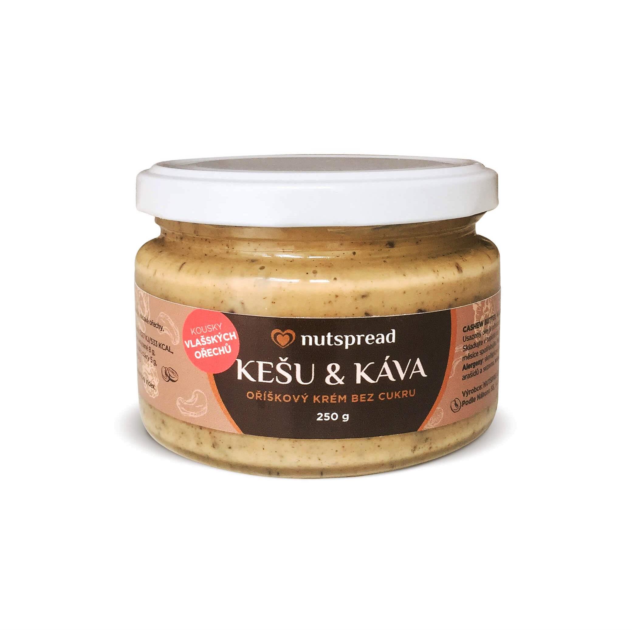 Nutspread Kešu maslo s kávou 250 g