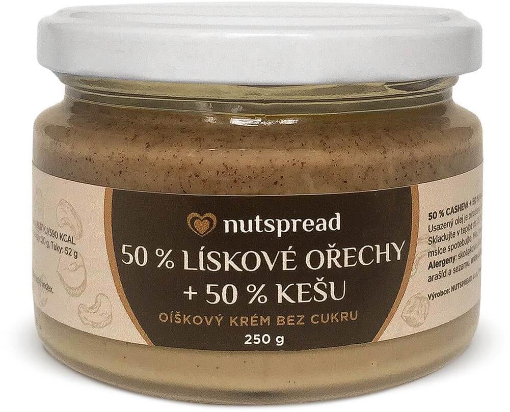 Nutspread Lieskovo-orieškové maslo s kešu