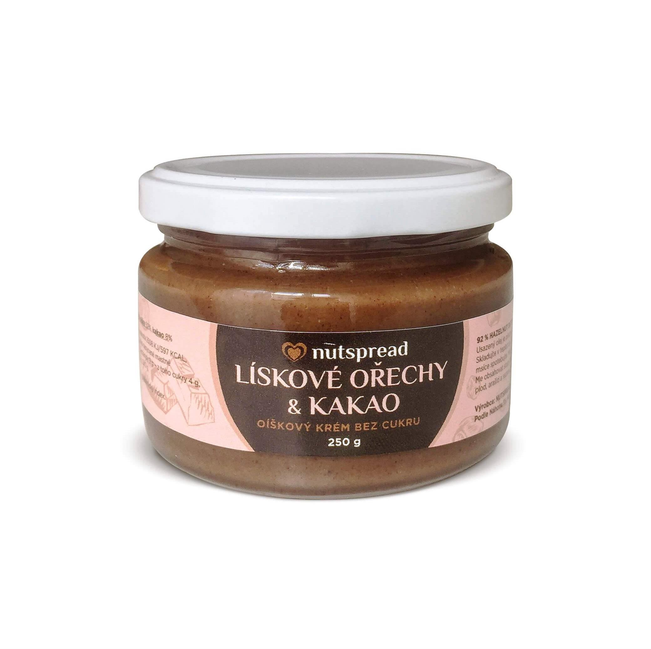 Nutspread Lieskovoorieškový krém s kakaom