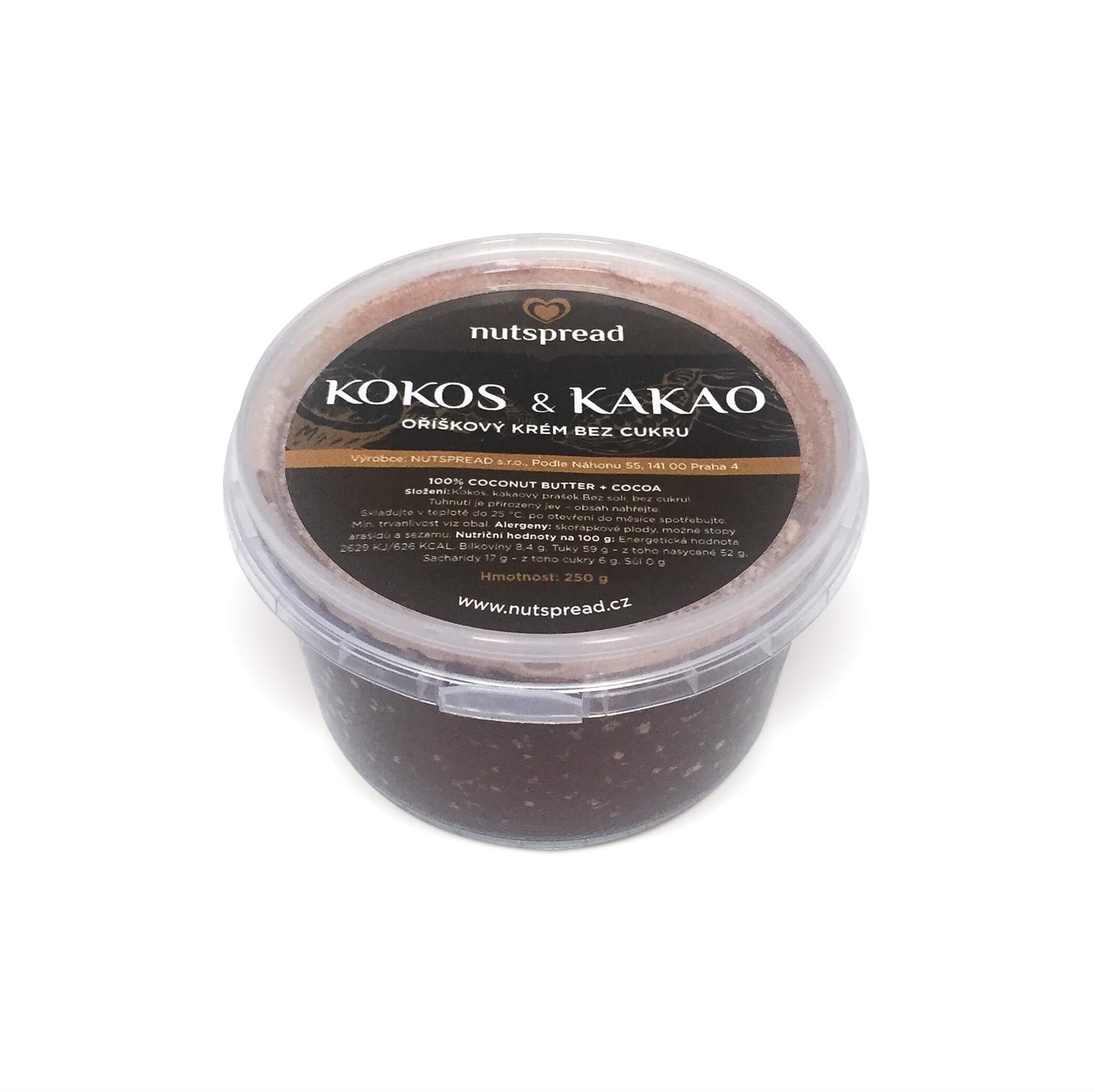 Nutspread Kokosové maslo s kakaom 1 kg