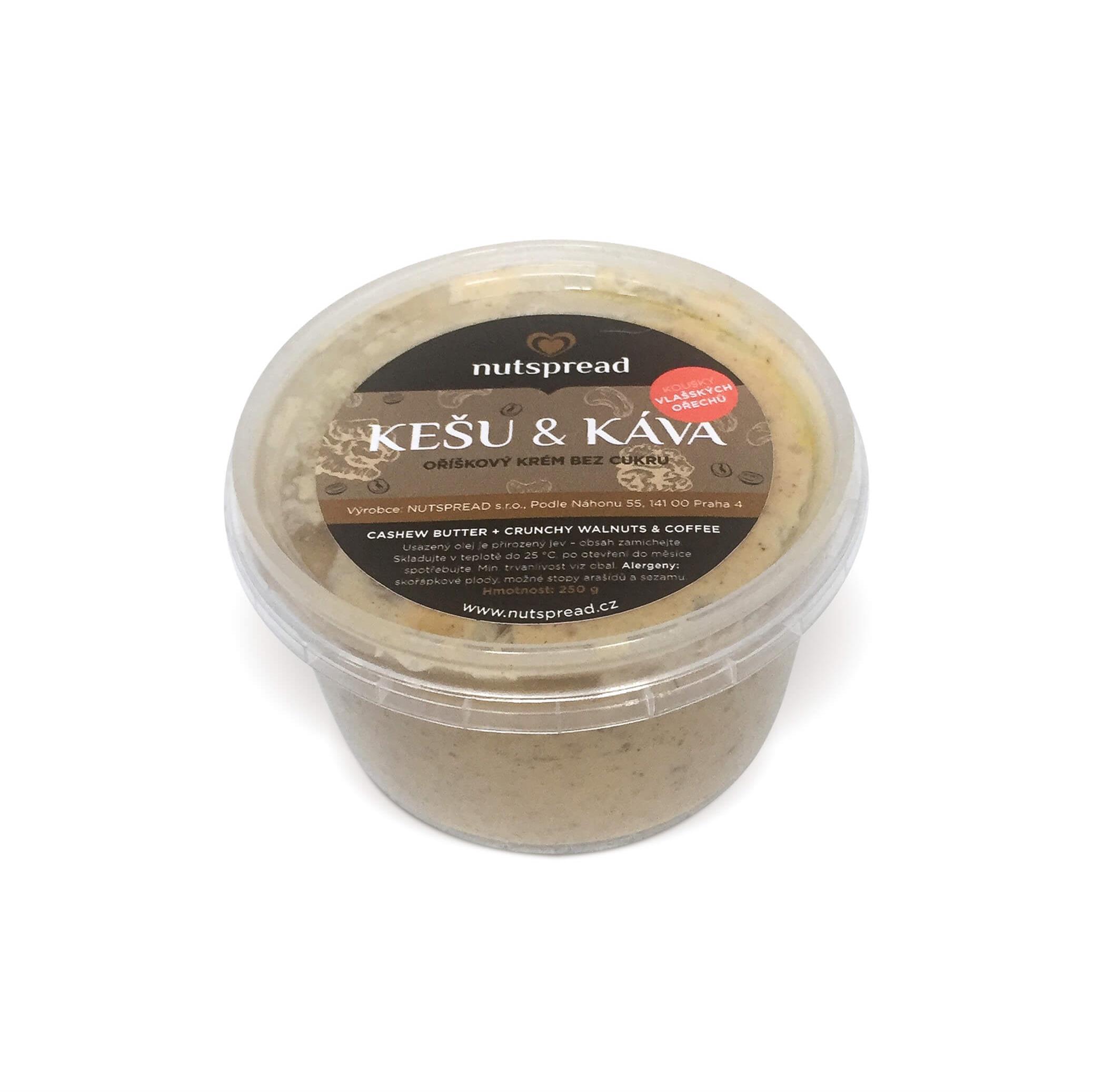 Nutspread Kešu maslo s kávou 1 kg