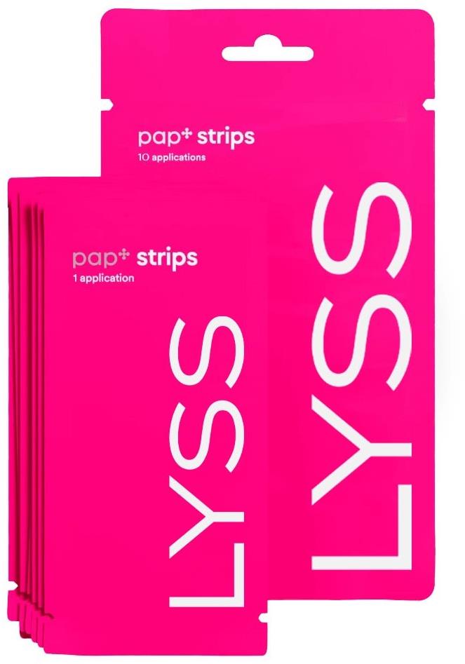 LYSS PAP+ bieliace pásky na zuby