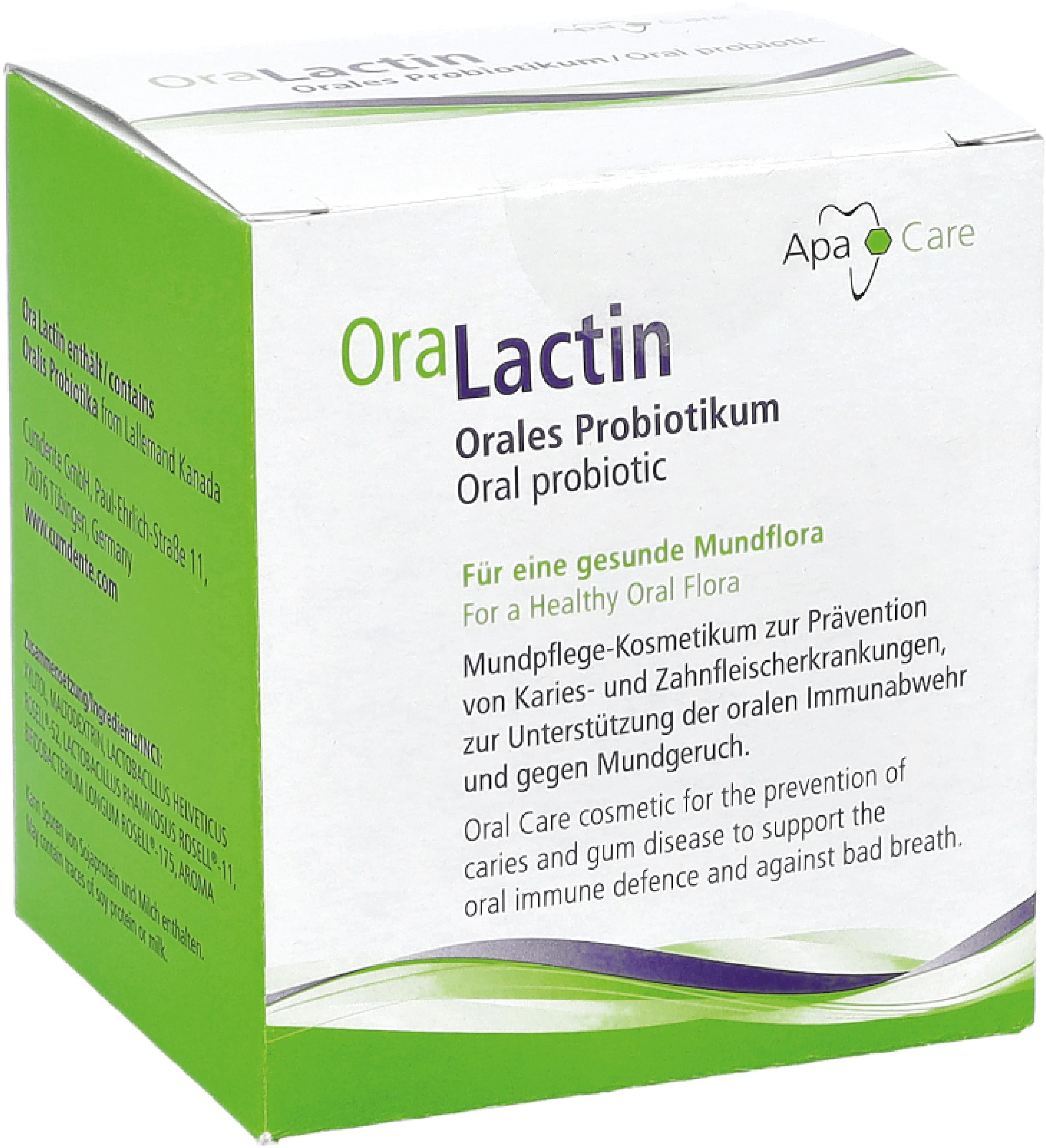 ApaCare OraLactin vrecká ústne probiotikum