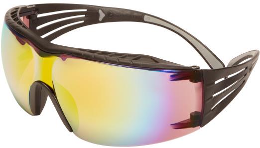 3M ochranné okuliare SecureFit™ SF416XAS-BLK s oranžovým zorníkom