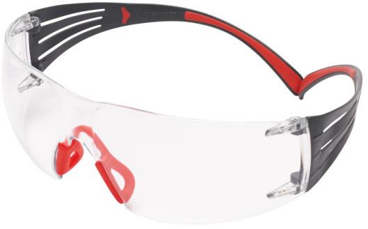 3M SecureFit ochranné okuliare radu 400, čierno-červené