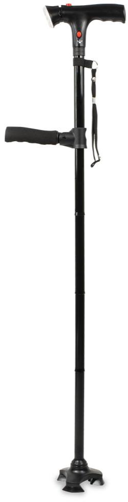 HomeLife Vychádzková skladacia palica so svetlom BH033