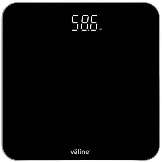 Garsaco Digitální váha Väline Kocarli, max 180 kg, na 3 baterie AAA, tvrzené sklo, černá