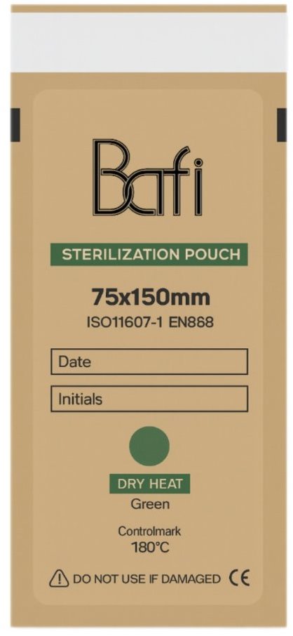 Bafi Sterilizační sáčky 75 × 150 mm, 100 ks