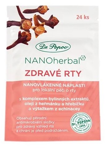 DR.POPOV Nanonáplast ZDRAVÉ RTY 24 ks
