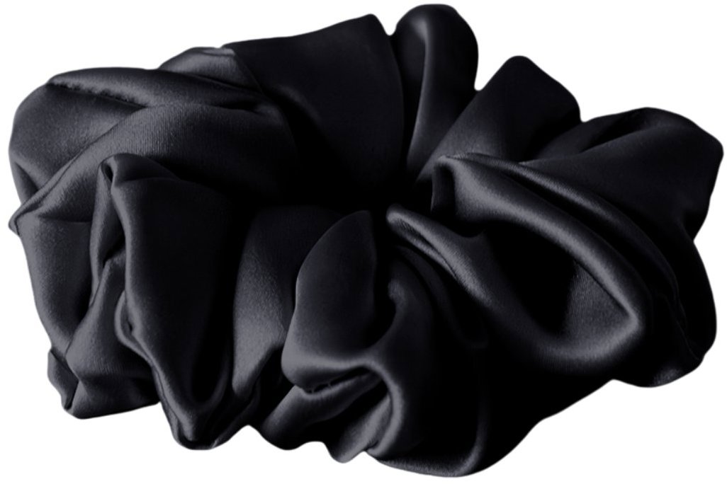 HEDDA Hodvábna gumička Mallys, čierna maxi