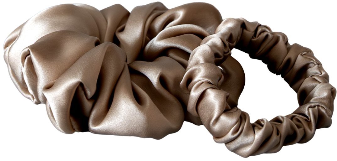 HEDDA Hodvábne gumičky Mallys duo, béžové