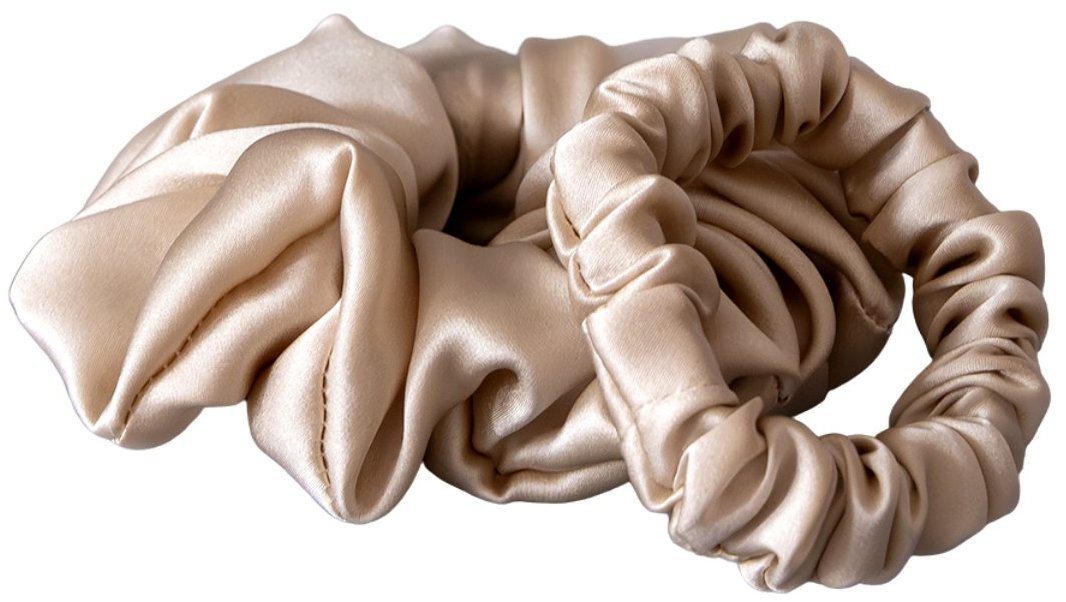 HEDDA Hodvábne gumičky Mallys duo, svetlobéžové