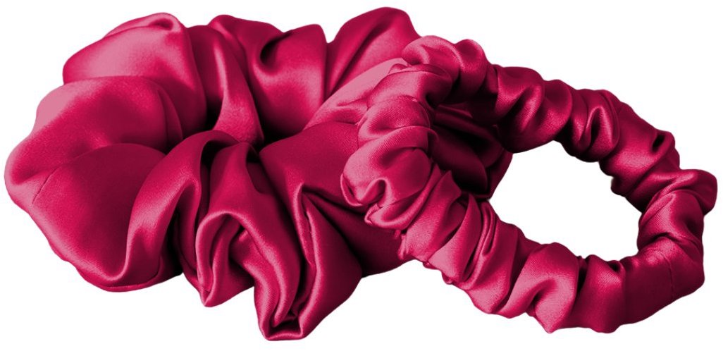 HEDDA Hodvábne gumičky Mallys duo, tmavoružové