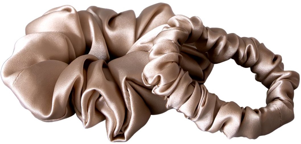 HEDDA Hodvábne gumičky Mallys duo, rose gold