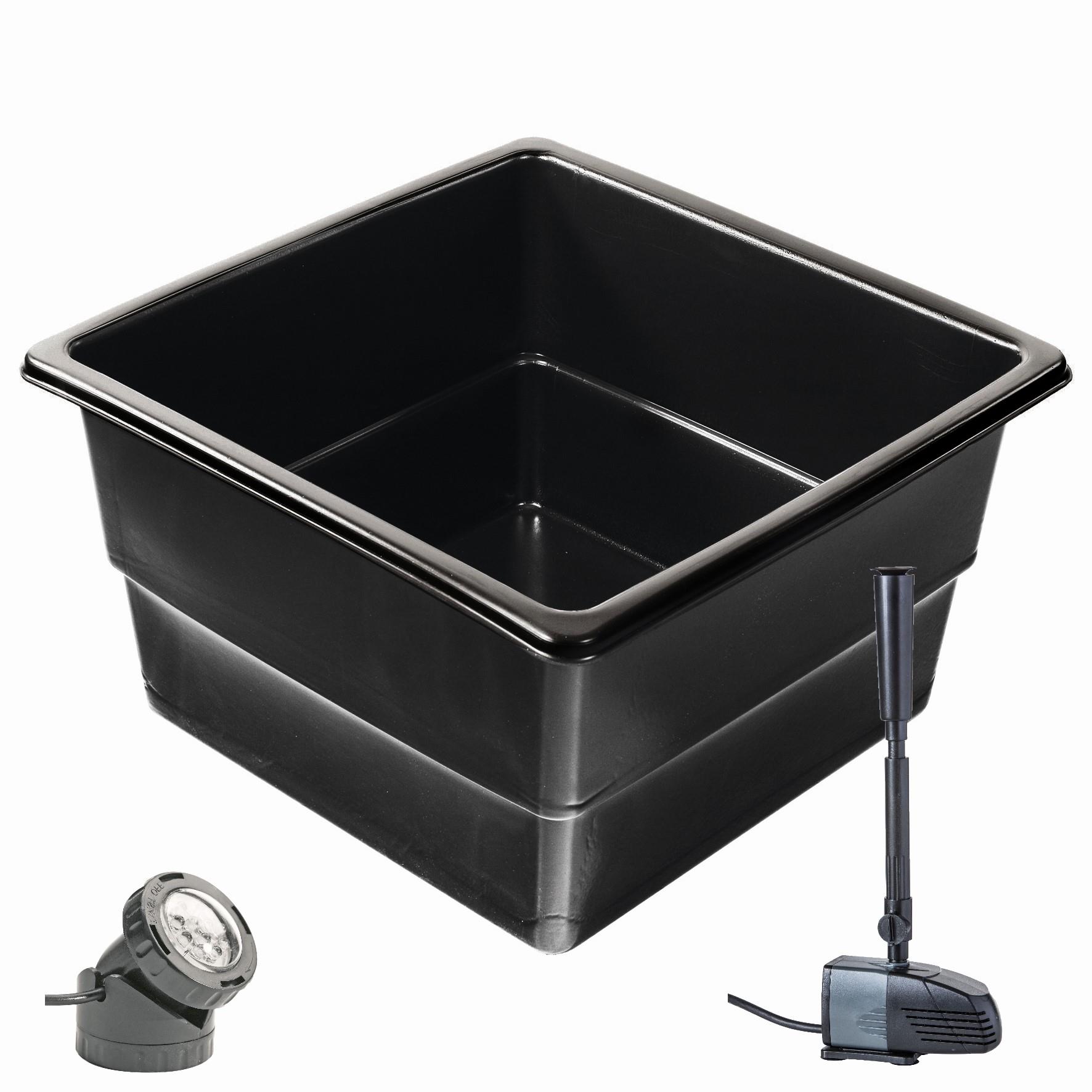Heissner He9900017 súprava plastového terasového jazierka, 200 l