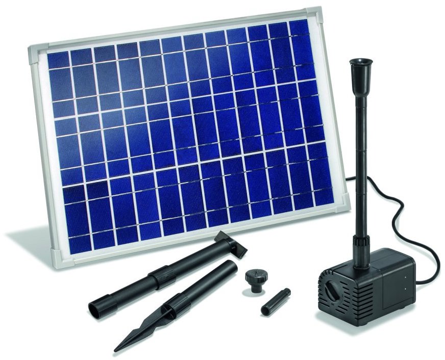 HEISSNER SP1000-00 Solárne efektové čerpadlo 1000 l/h s 2 vodnými efektmi