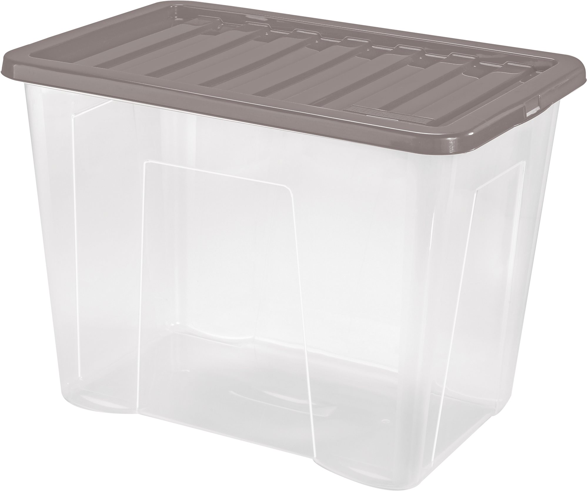 HEIDRUN box úložný s vekom 80 l, Quasar, plast, 60 × 40 × 43 cm