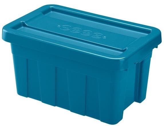 HEIDRUN Úložný box s vekom 45 × 29 × 24 cm 20 l heavy duty