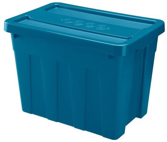 HEIDRUN Úložný box s vekom 59 × 39 × 41 cm 65 l heavy duty