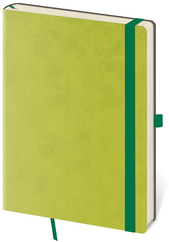 Helma 365 Zápisník Flexies bodkovaný, light green, 14,5 × 20,5 cm