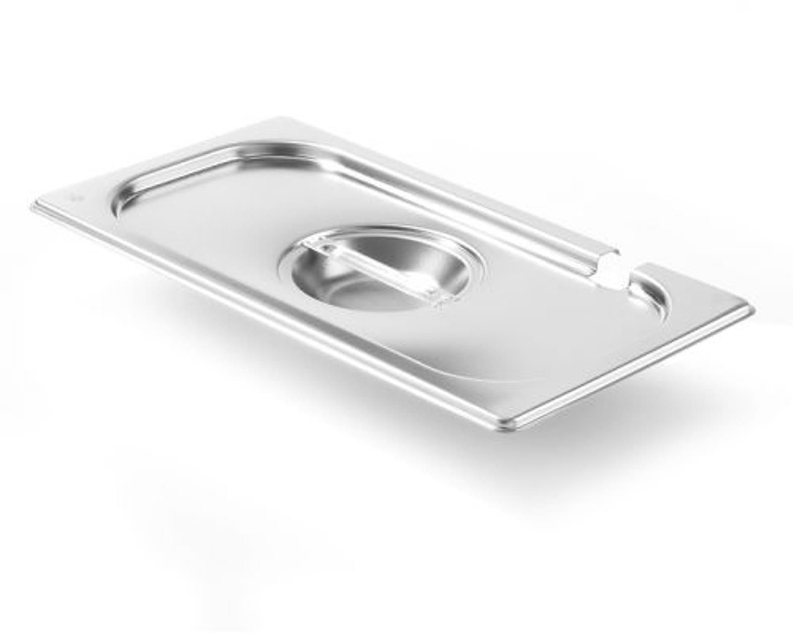 Hendi GN Kitchen Line, oceľové veko s výrezom pre naberačku GN 1/3 - 806944