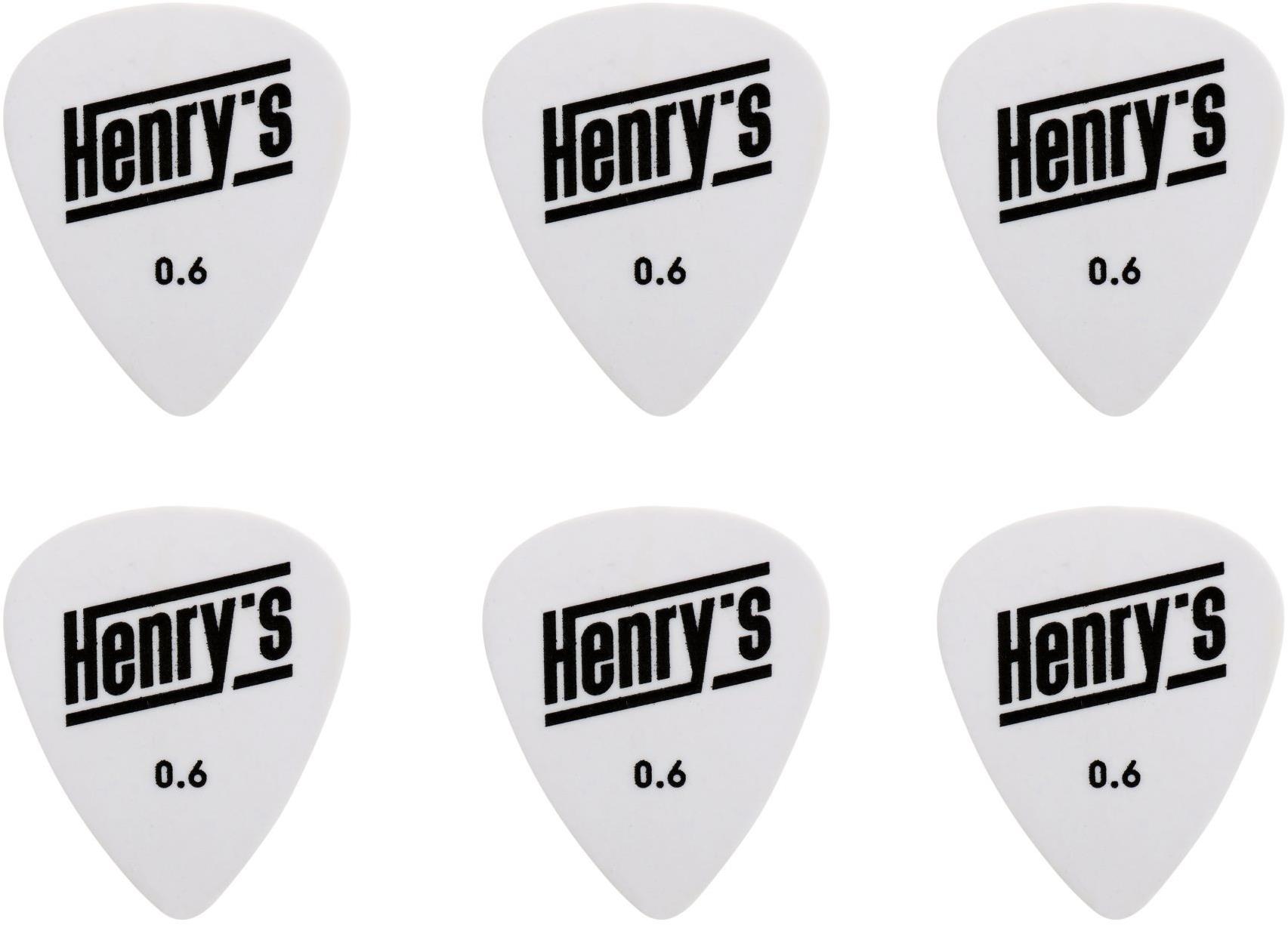 Henry’s Trsátka Deltone, STANDARD, 0,60 mm, biela, 6 ks