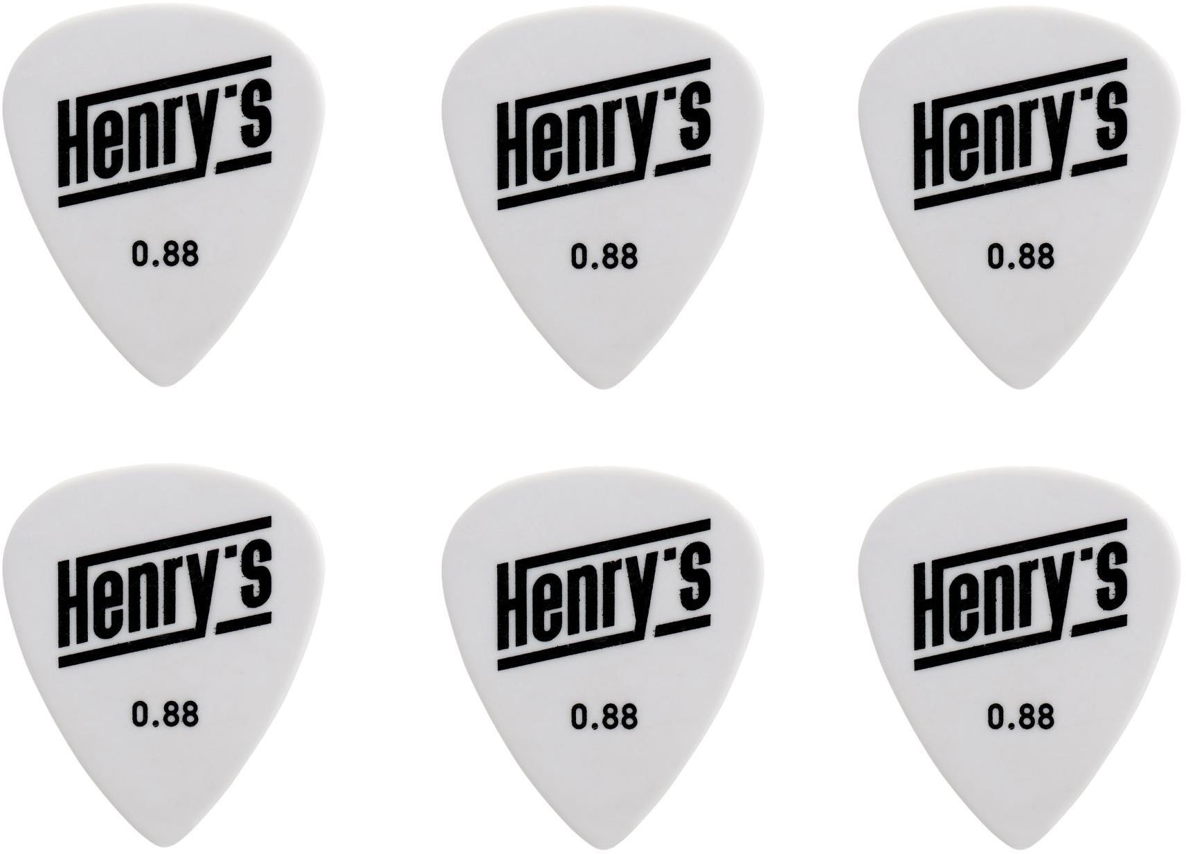 Henry’s Trsátka Deltone, STANDARD, 0,88 mm, biele, 6 ks