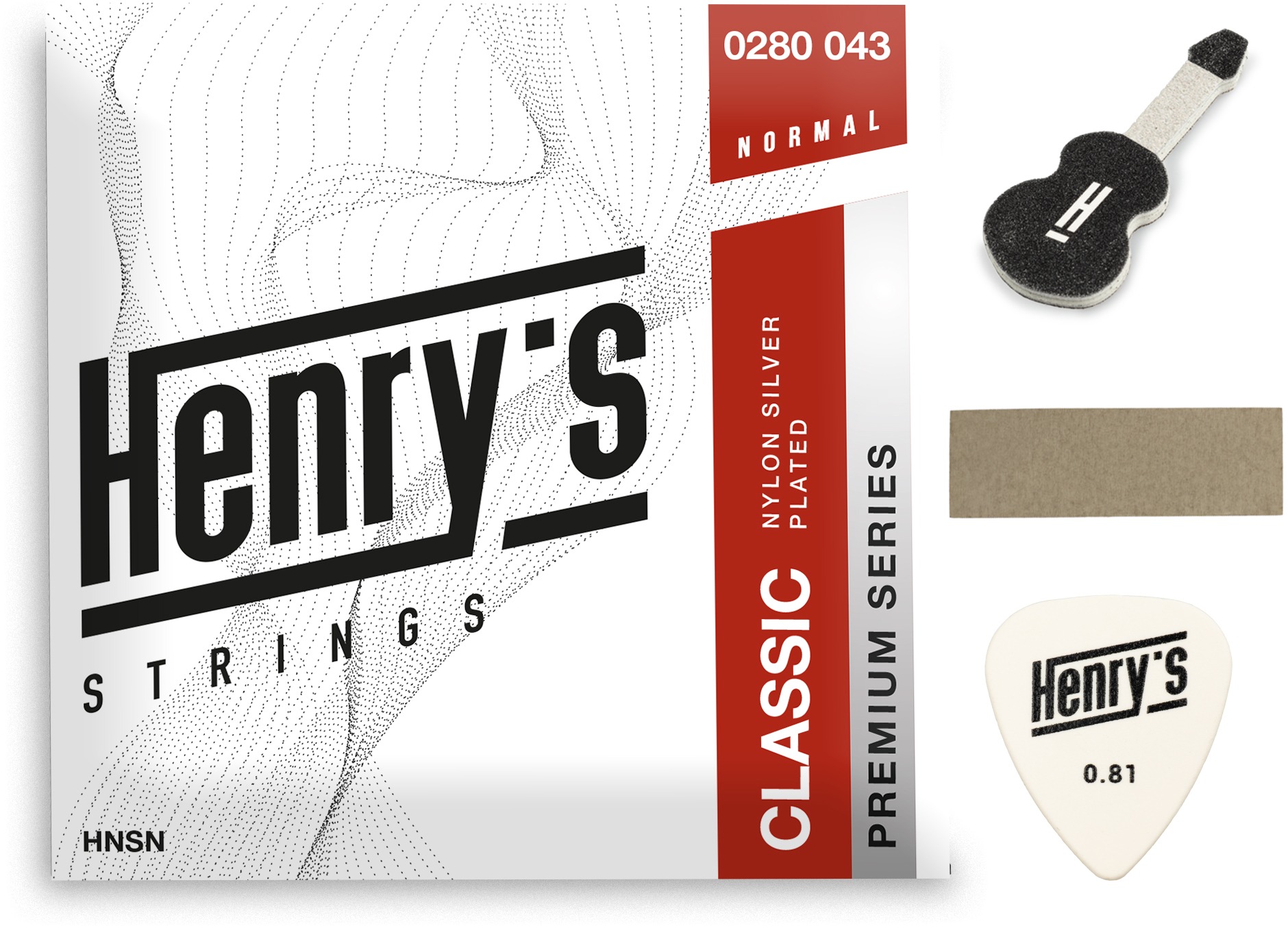 Henry's Strings Nylon Silver 0280 043 HNSN