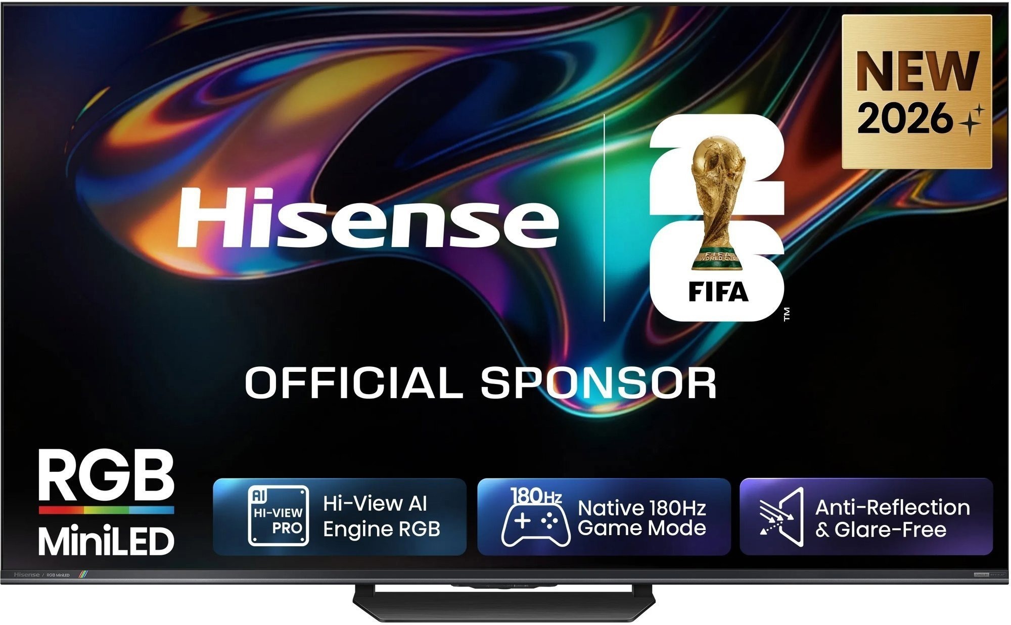 Televízor Hisense 65UR8S v čiernom farebnom odtene