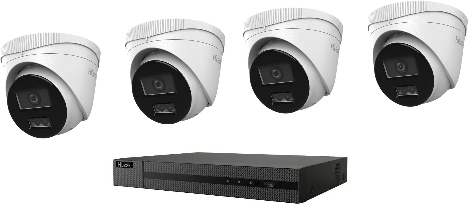 HiLook Smart Hybrid Light KIT 4K Turret 2TB