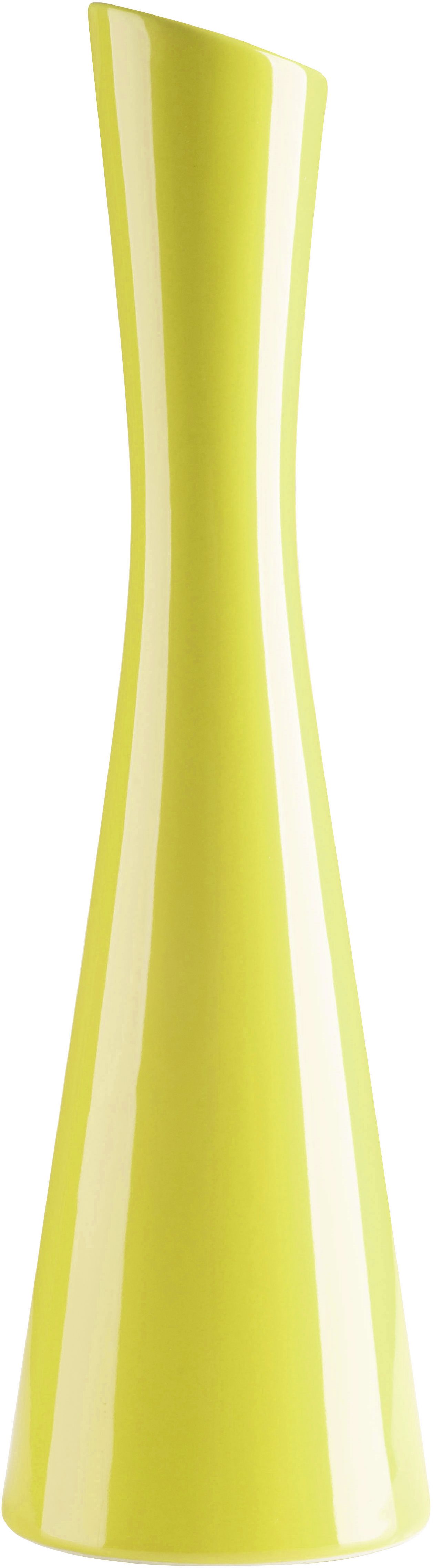 by inspire Váza „X“ (10 × 35 cm), svetlozelená