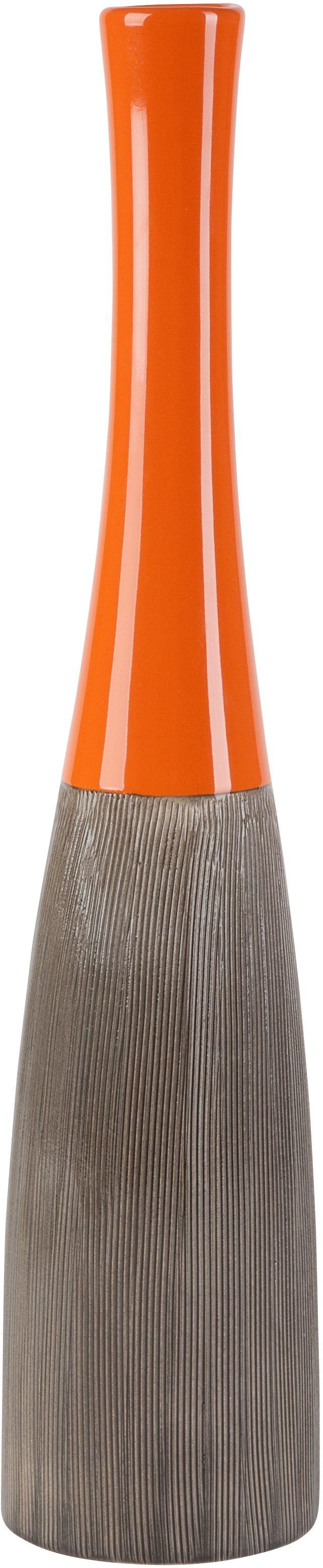 by inspire Váza „Tower“ (4 × 8,5 × 40 cm), oranžová