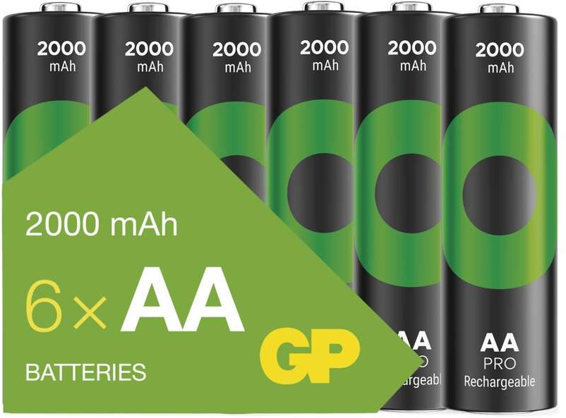 GP Nabíjateľná batéria ReCyko Pro Professional AA (HR6), 6 ks