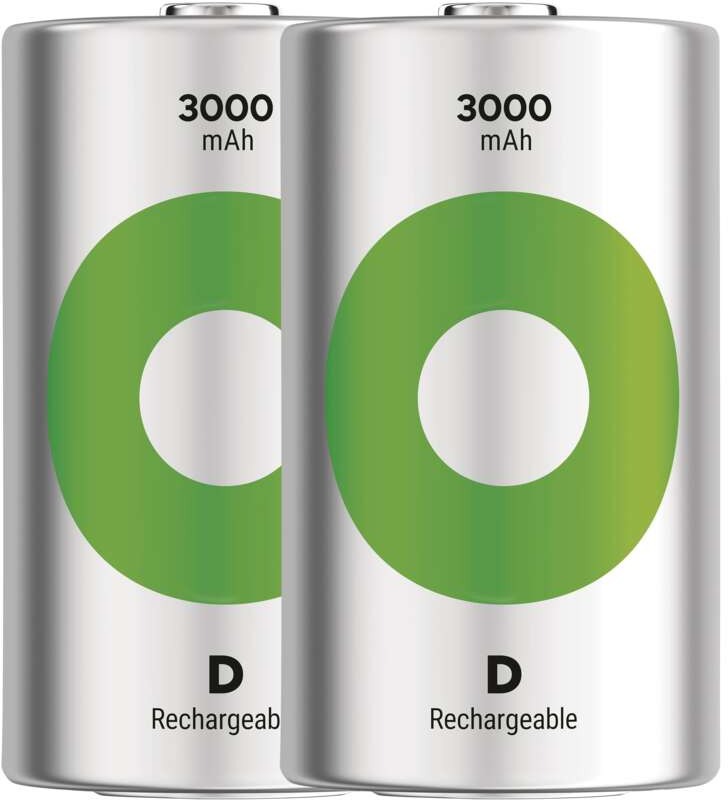 GP Nabíjateľná batéria ReCyko 3000 D (HR20), 2 ks