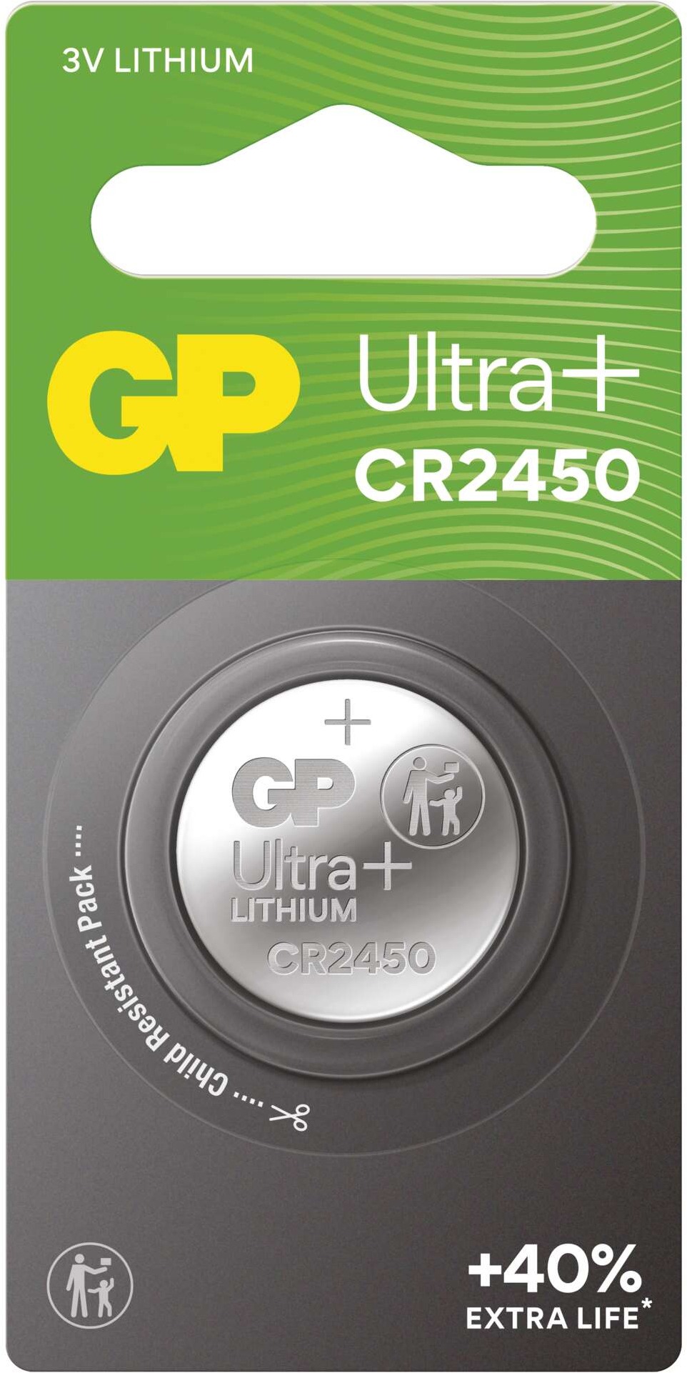 GP Lítiová gombíková batéria GP CR2450