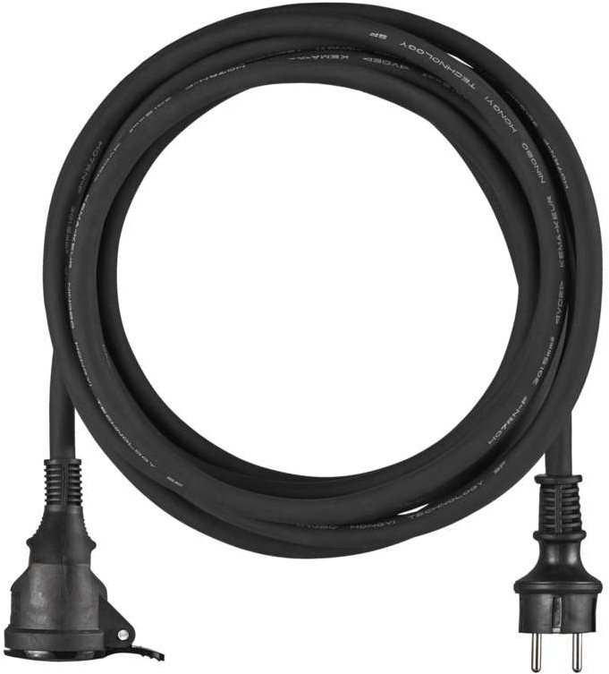 EMOS Predlžovací kábel neoprénový – spojka, 5 m, 3× 1,5 mm2