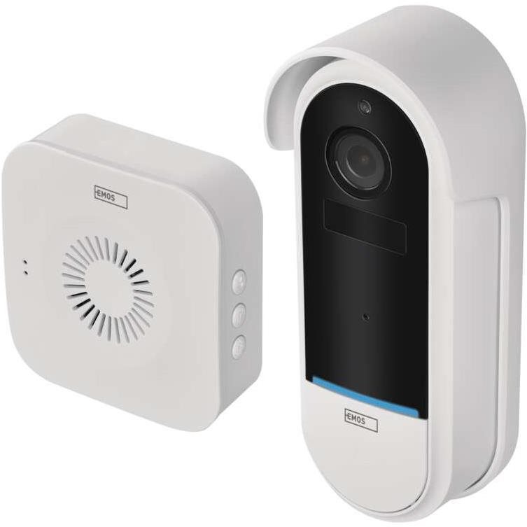 Emos GoSmart Domový bezdrôtový batériový zvonček s kamerou IP-15S s Wifi
