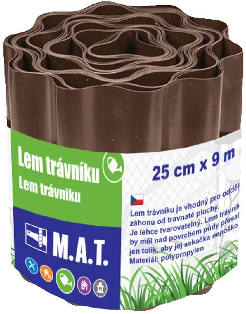 M.A.T Group Trávníkový lem, 25 cm × 9 m