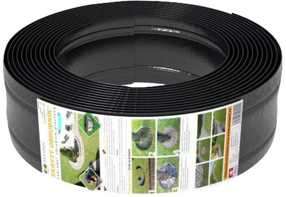 MA T Group Trávnikový lem, dĺžka 6 m, čierny