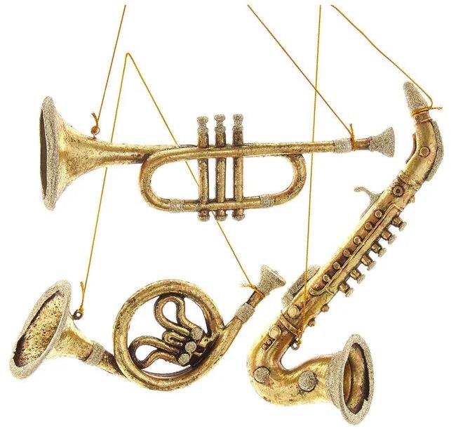 HIGHLIFE Vianočná ozdoba – Hudobné nástroje 1 ks