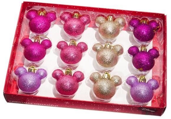 KURT ADLER Disney Súprava vianočných ozdôb Minnie, 12 ks