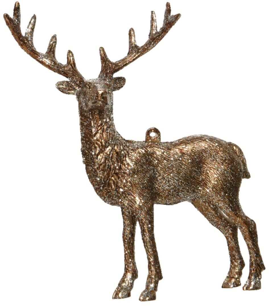 HIGHLIFE Závesná ozdoba – Jeleň, bronzový