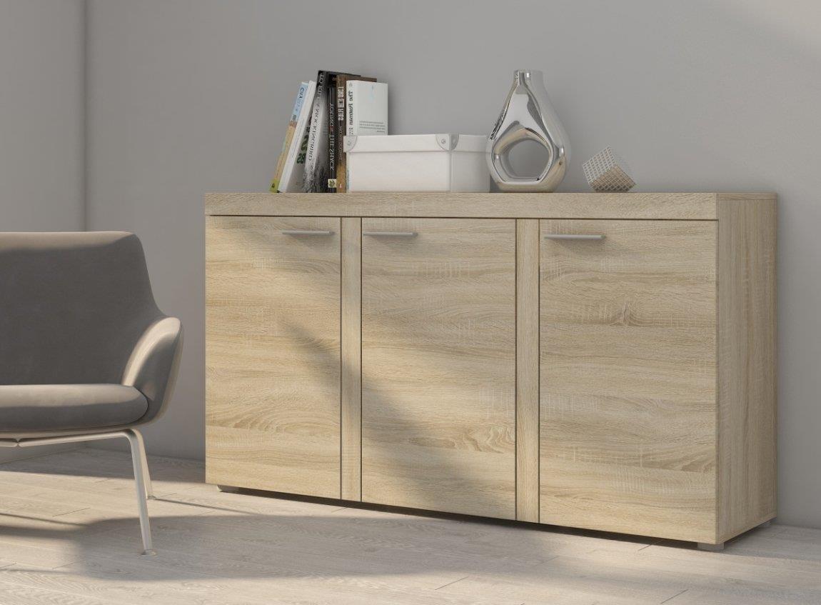 LEMPERT Komoda Kaden 3D, dub sonoma