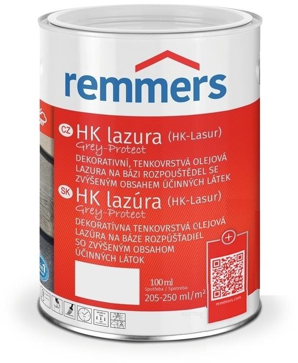 Remmers HK Lazúra Grey Protect 100 ml Graphitgrau/Grafitová sivá