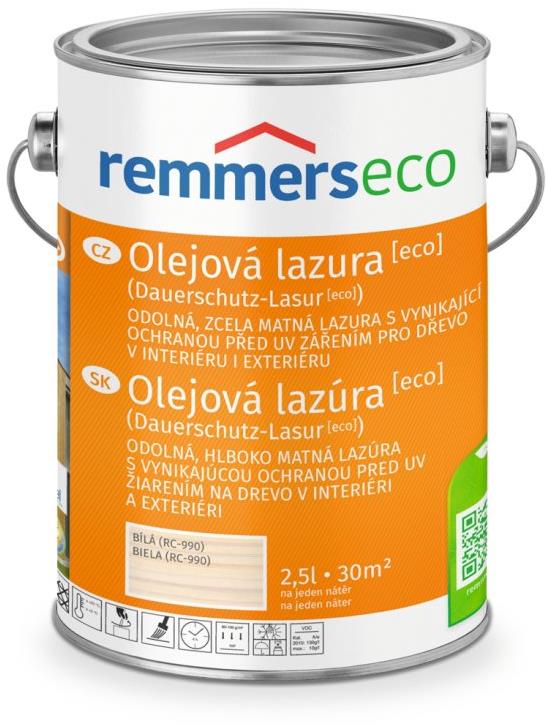 Remmers Olejová lazúra [ECO] 2,5 l Weiss/Biela