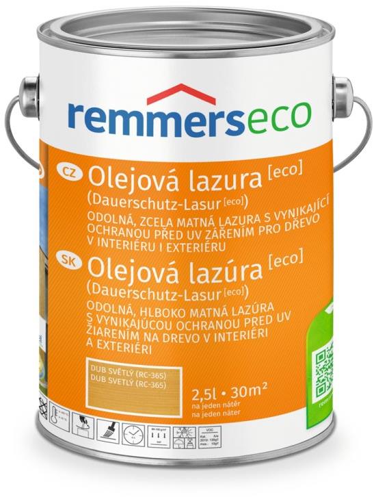 Remmers Olejová lazúra [ECO] 2,5 l Eiche hell/Svetlý dub