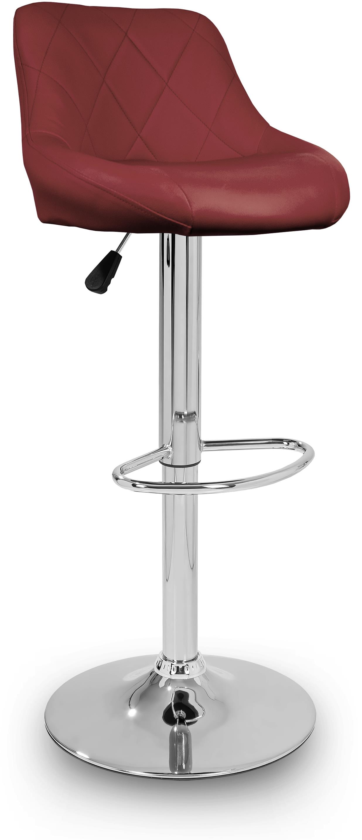 Aga Barová stolička tmavočervená